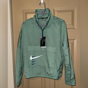 Nike Sage Green Windbreaker Pullover Jacket
